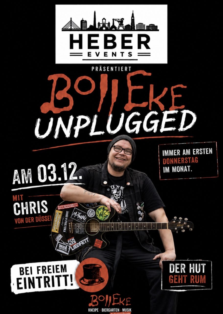 Chris von der Düsseldorfer BOLLEKE UNPLUGGED